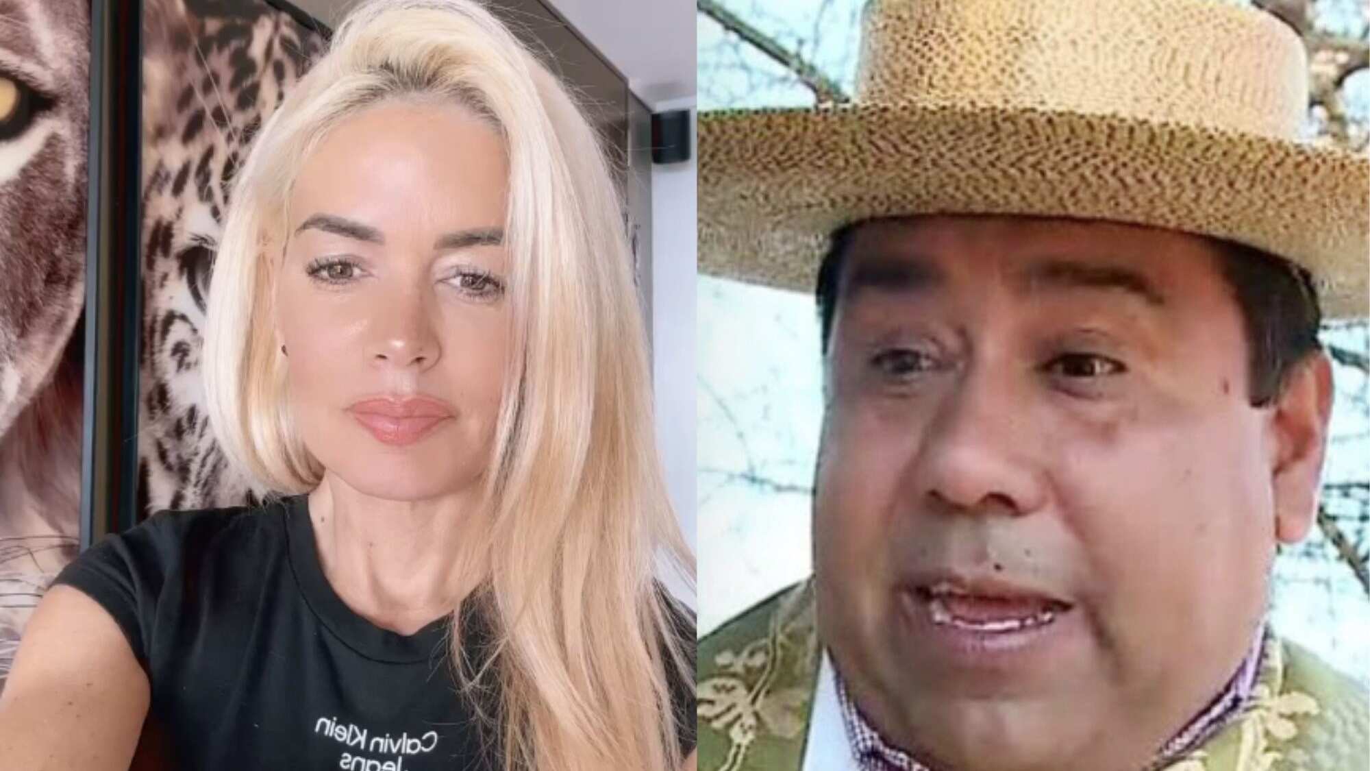 Sandy Boquita y alcalde de Colbún, Pedro Pablo Muñoz.