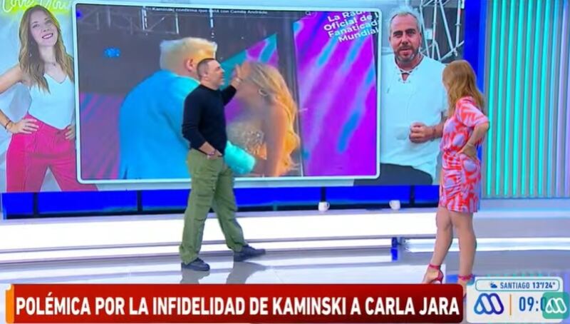 El animador del matinal sindicó a Kaminski como el principal responsable del quiebre matrimonial con Carla Jara.