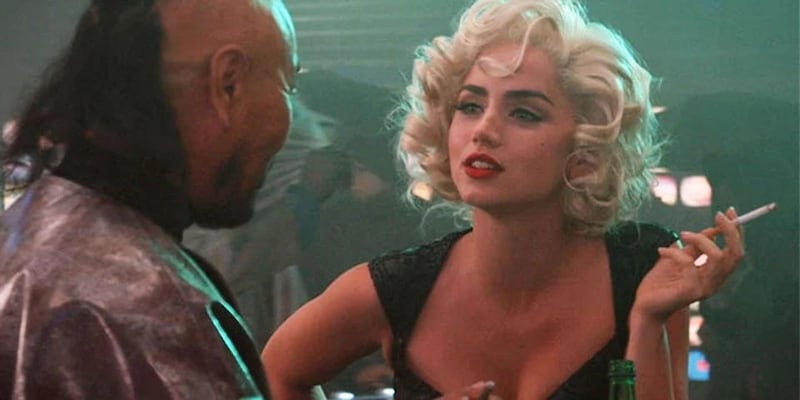 Ana de Armas como Marilyn Monroe