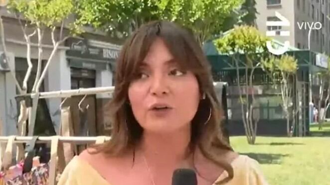 periodista Daniela Muñoz, captura Contigo en la mañana