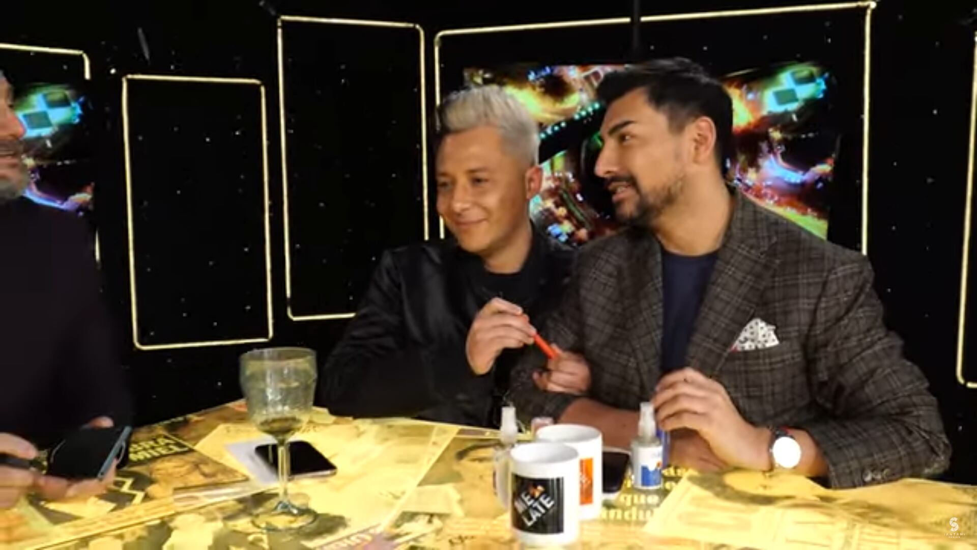 Sergio Rojas y Andrés Caniulef en "Me Late Prime"