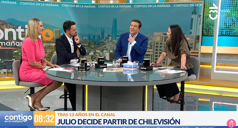 Julio César Rodríguez apareció en el matinal de Chilevisión este lunes para contar las razones de su renuncia