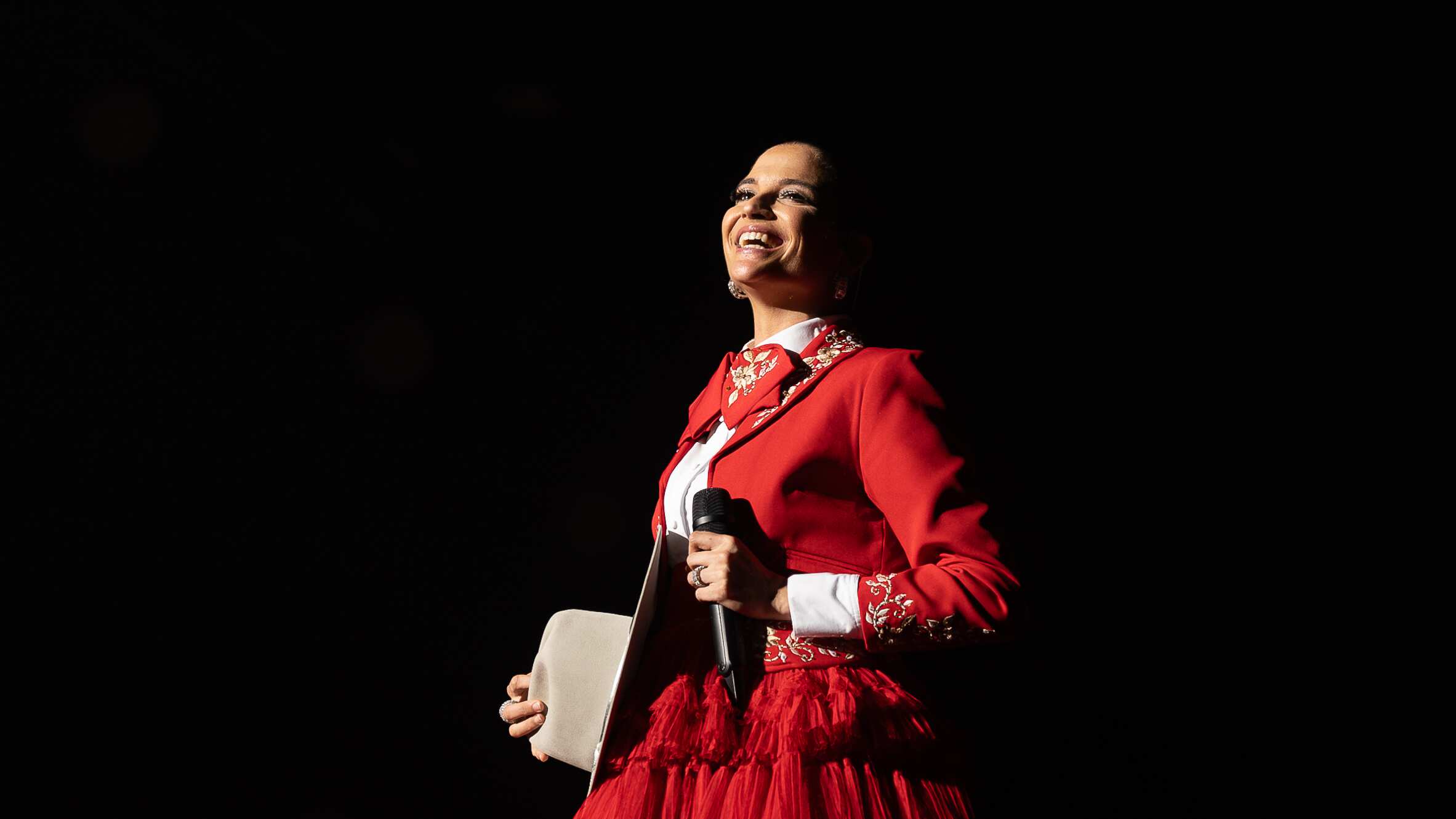 Natalia Jiménez en el Coliseo de Puerto Rico.