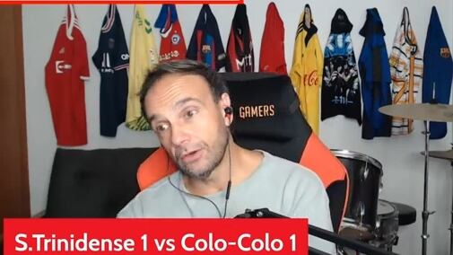 El periodista y rostro de Mega cuestionó el planteamiento de Jorge Almirón y la actuación de Carlos Palacios en el empate 1-1 de Colo Colo con Sportivo Trinidense.
