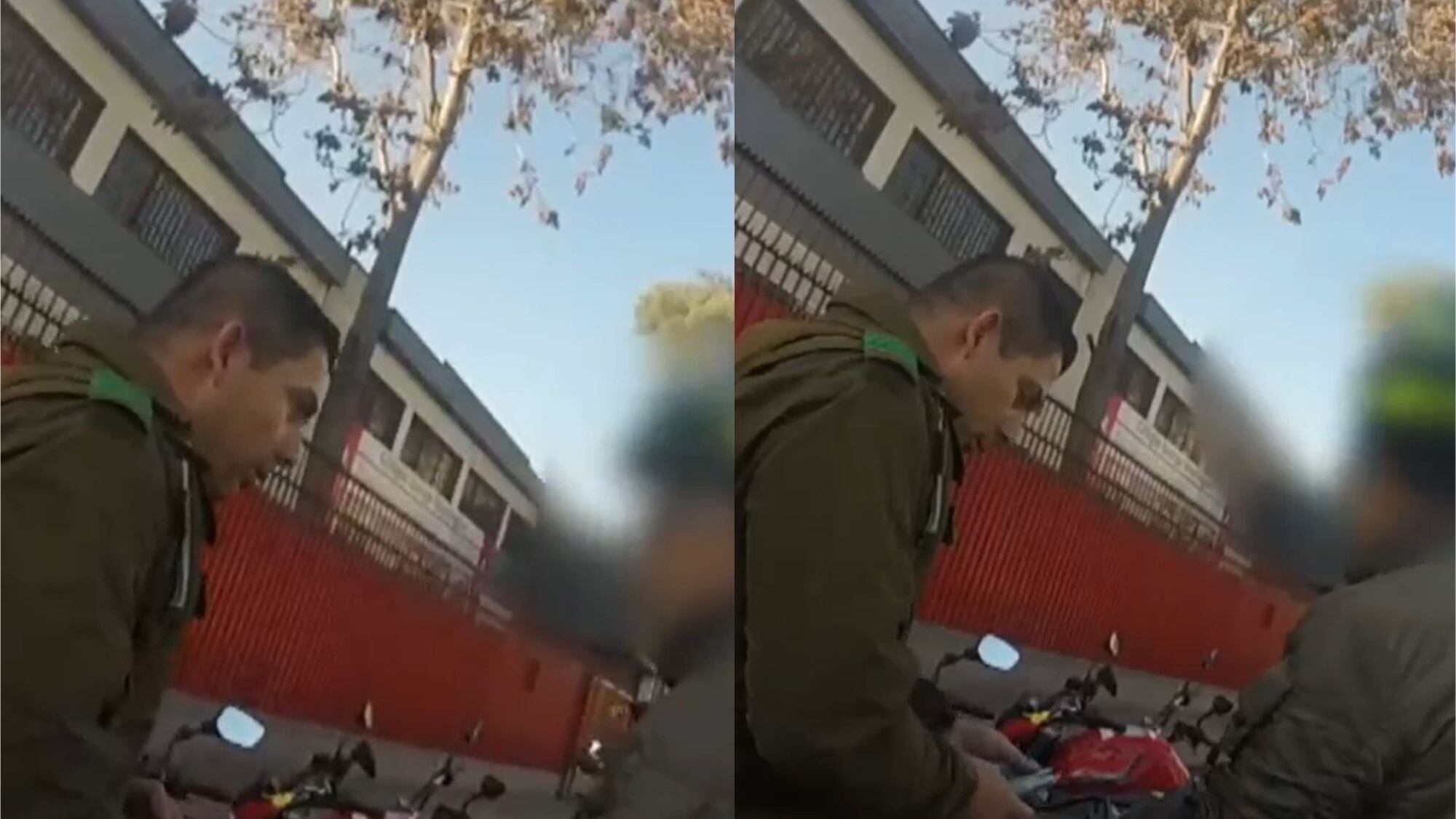Hombre soborna a Carabineros | Captura: La Cuarta