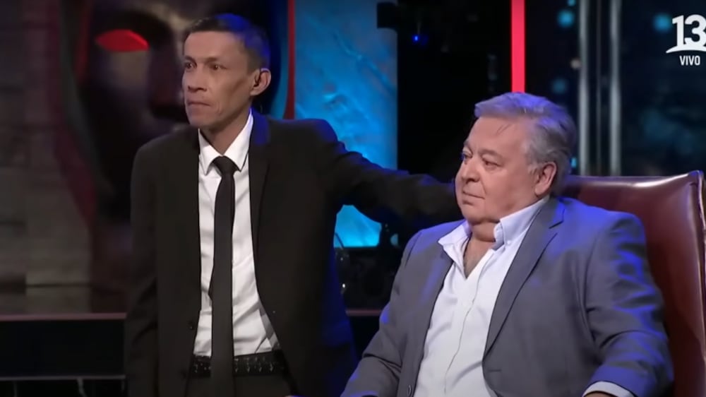 Ernesto Belloni y El Poeta | Captura: Canal 13