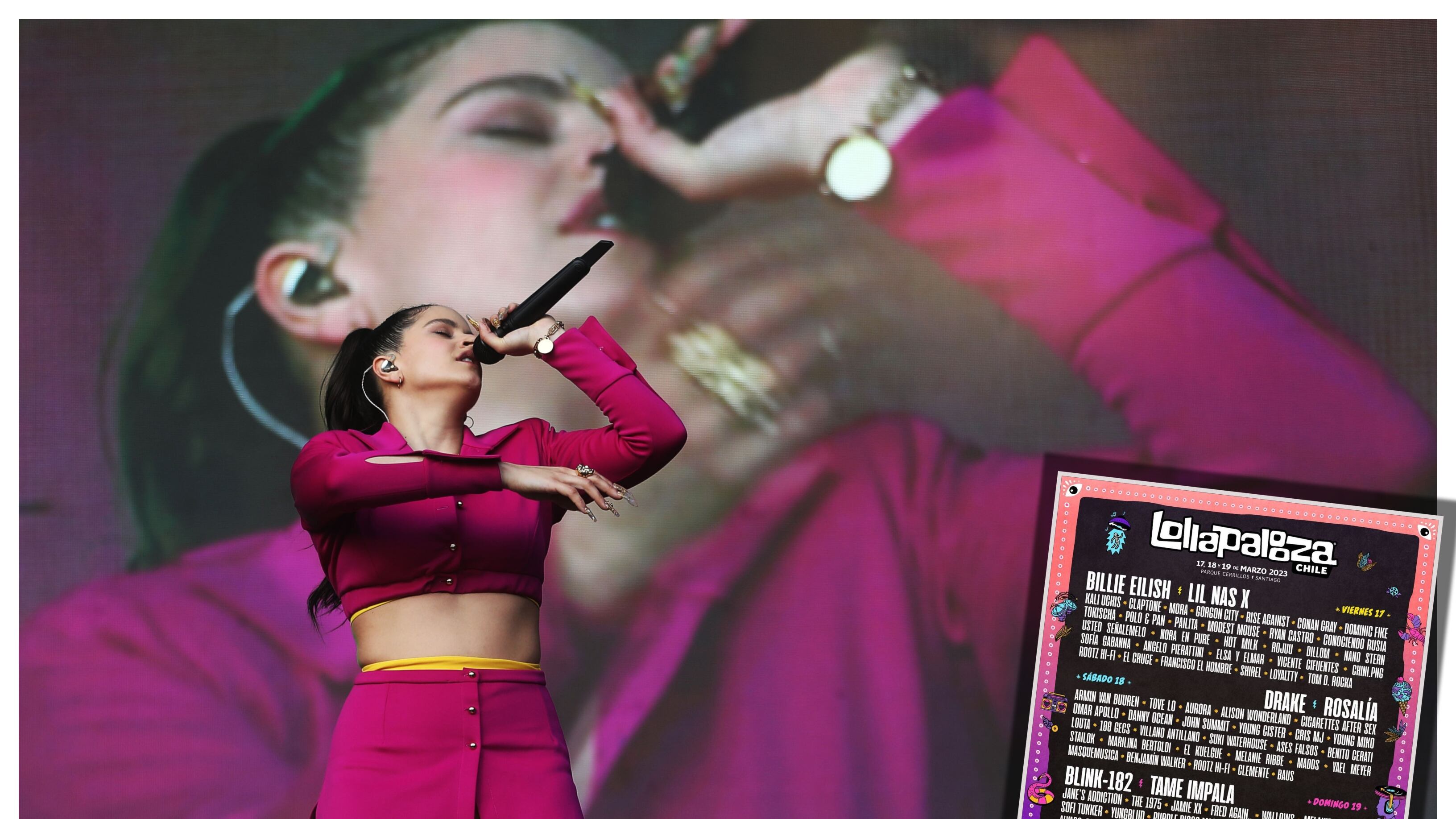 La artista española fue programada para el sábado 18 de marzo del próximo año en Lollapalooza Chile.