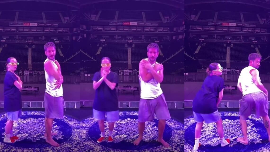Camilo y Evaluna revelaron paso a paso la coreografía, que seguramente se convertirá en un Challenge o trend en cada una de las redes sociales.