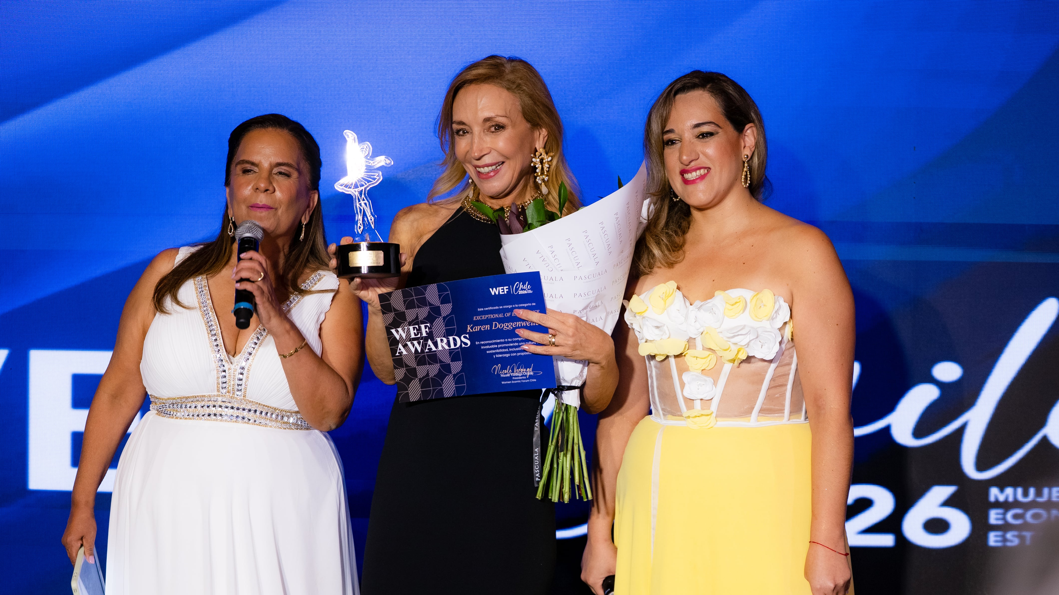 Karen Doggenweiler fue galardonada por el WEF