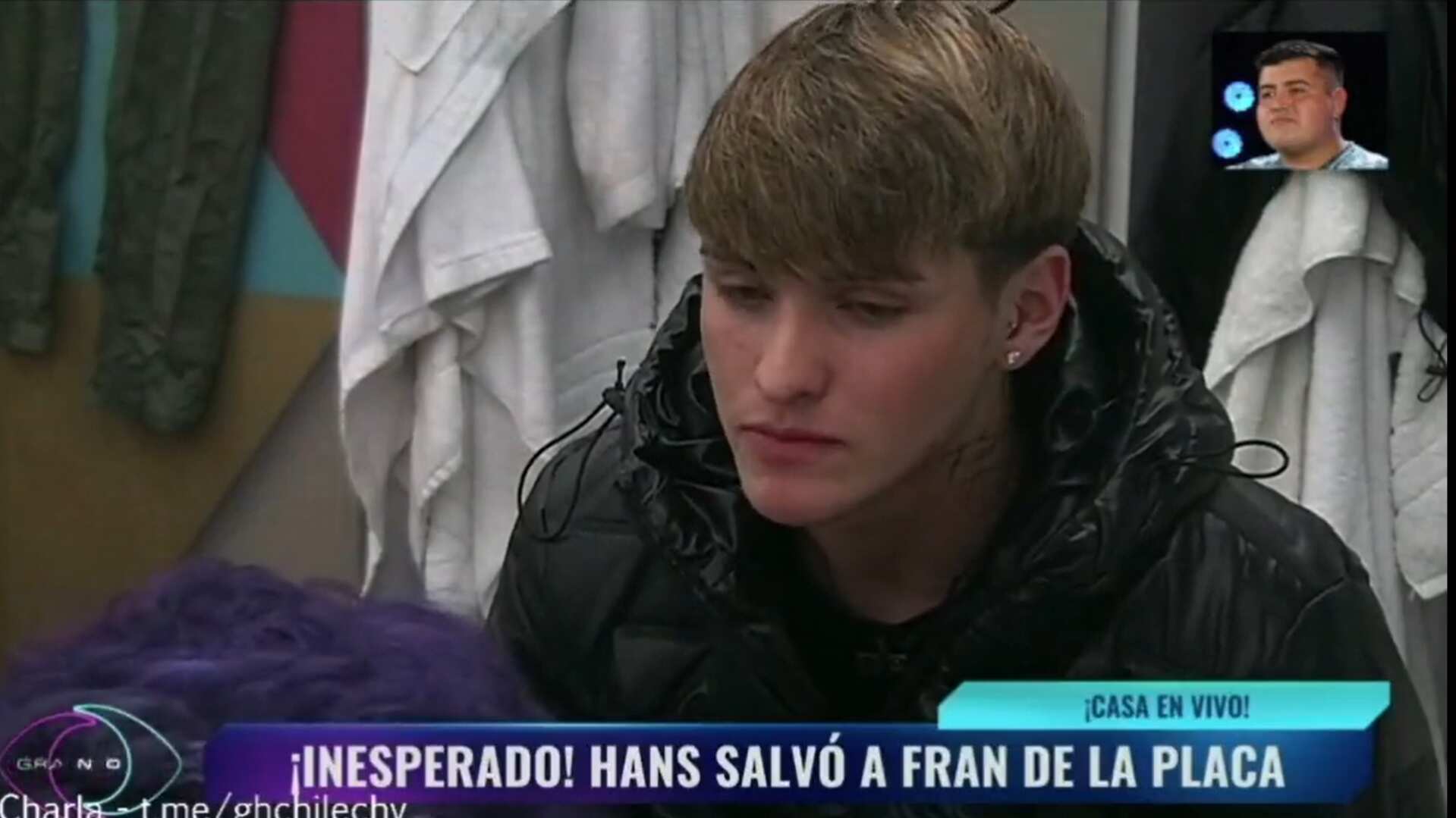 Hans de "Gran Hermano" | Captura