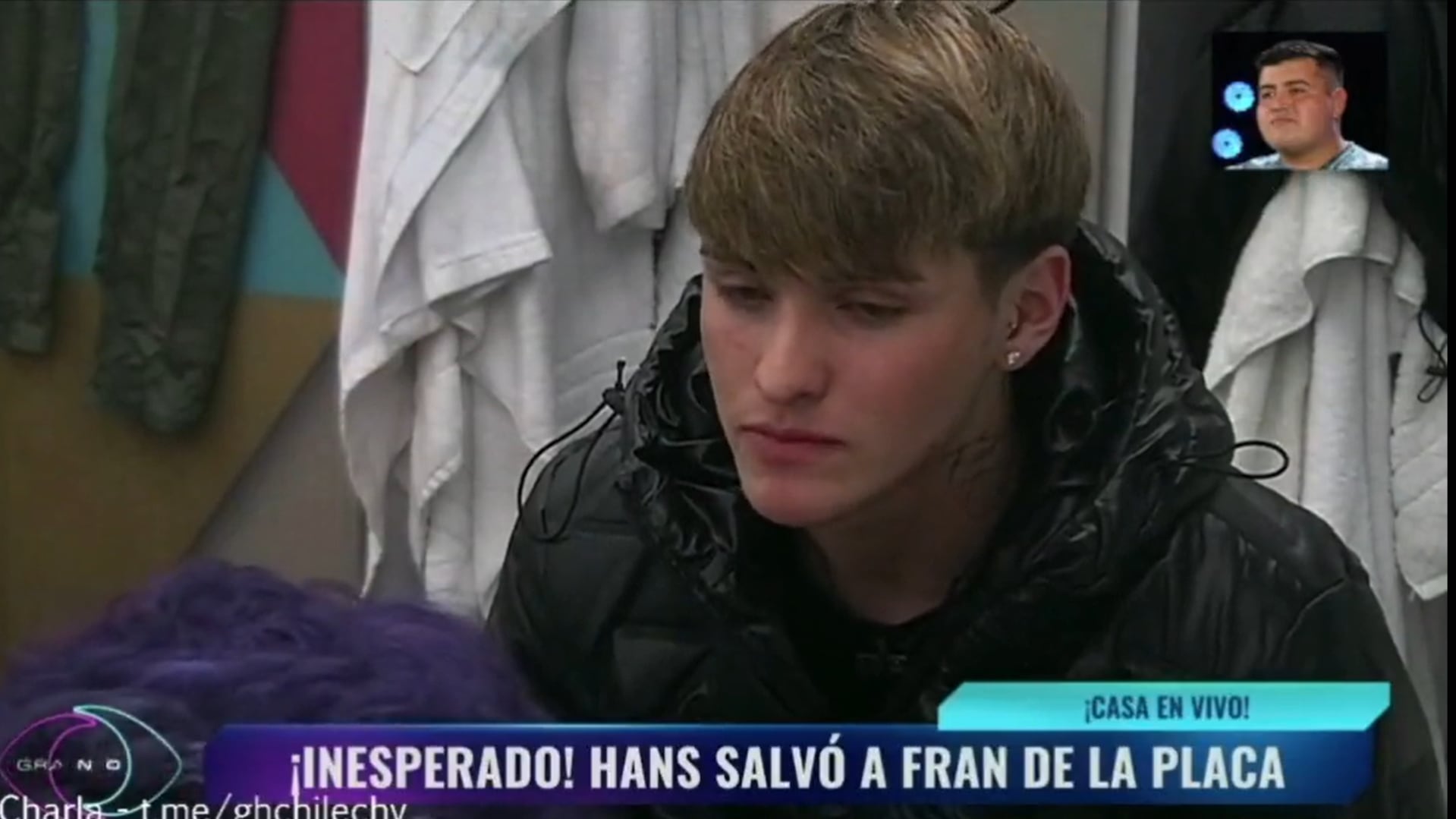 Hans de "Gran Hermano" | Captura