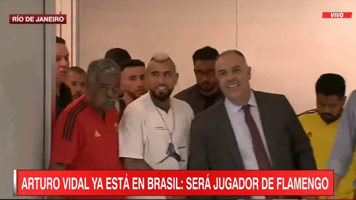 Arturo Vidal se convertirá en jugador de Flamengo