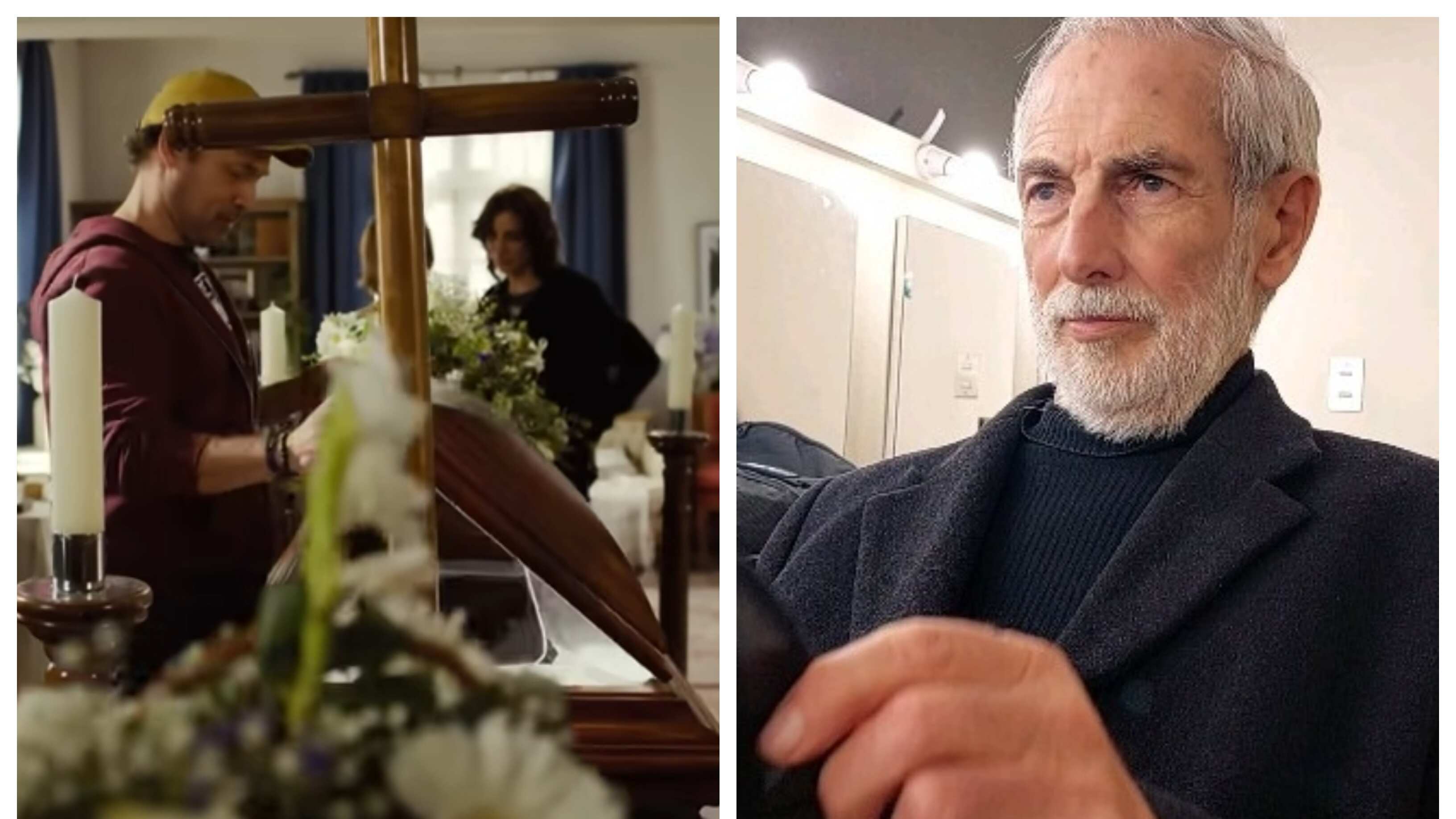 El actor reconoció desconocer hasta avanzada la trama de la teleserie que su personaje de "Armando" sufriría de Alzheimer.