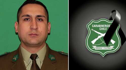 Fallece el Cabo 1º Daniel Palma Yañez, luego de recibir dos impactos de bala al intentar fiscalizar a un vehiculo en la interseccion de Arturo Prat con avenida Matta. Carabineros de Chile vía Aton Chile