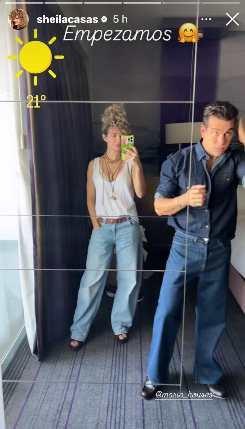 Historia de Instagram de @sheilacasas