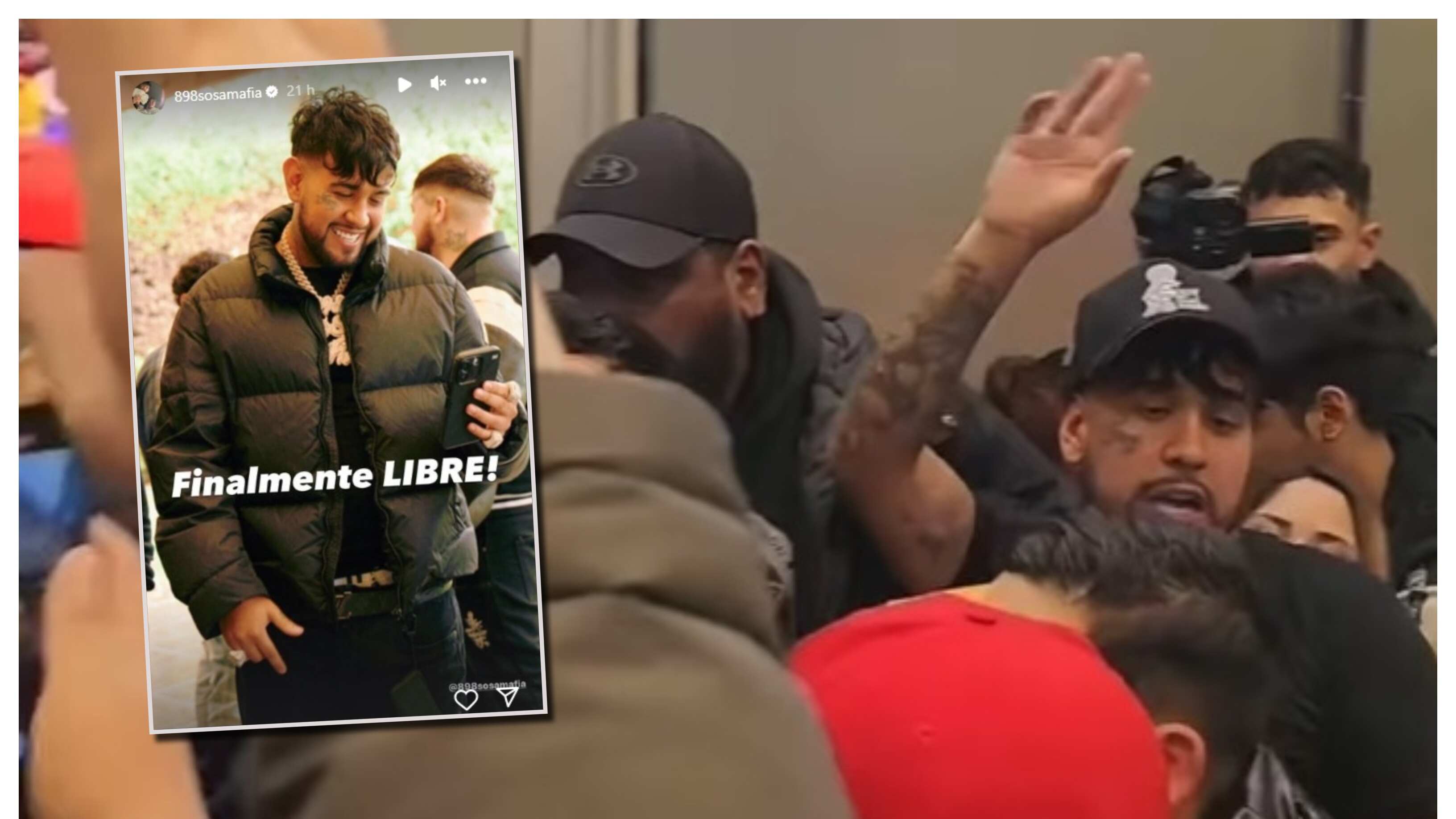 El artista urbano retornó este fin de semana a Chile.