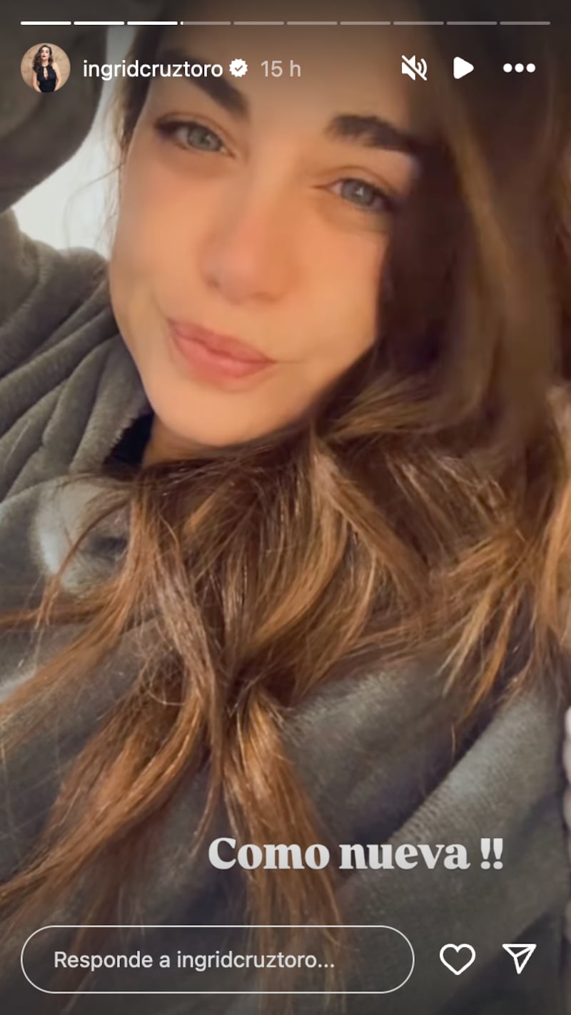 Historias de Ingrid Cruz | Fuente: Instagram @ingridcruztoro