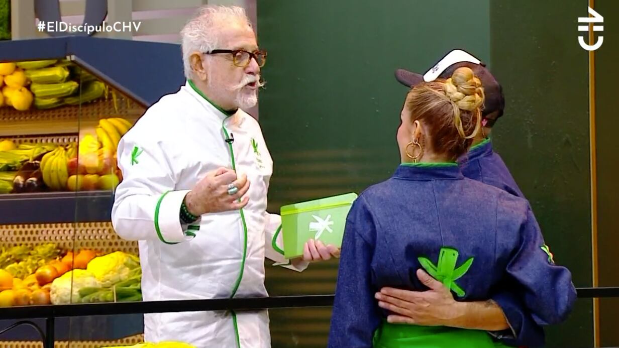 Daniela Castro e Ignacio Román en El Discípulo del Chef