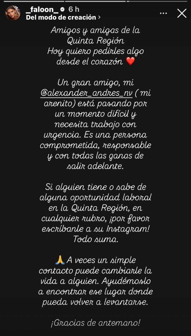 Historia de Faloon Larraguibel