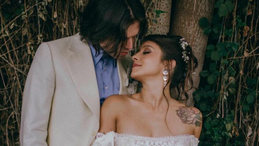 Denise Rosenthal en su matrimonio