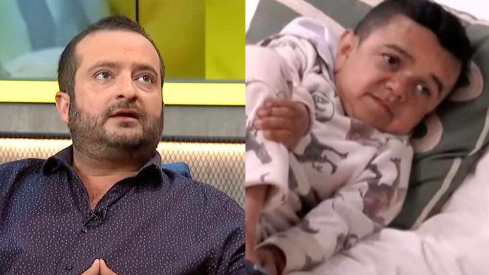 Toto Acuña y Miguelito | Captura: Vía X