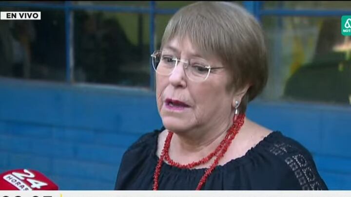 La exmandataria chilena calificó este domingo de inaceptable la violencia contra la mujer.