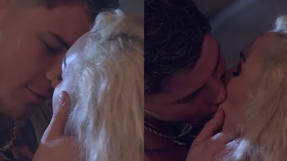 Raimundo Cerda y Francisca Maira se besan en 'Ganar o servir' de Canal 13