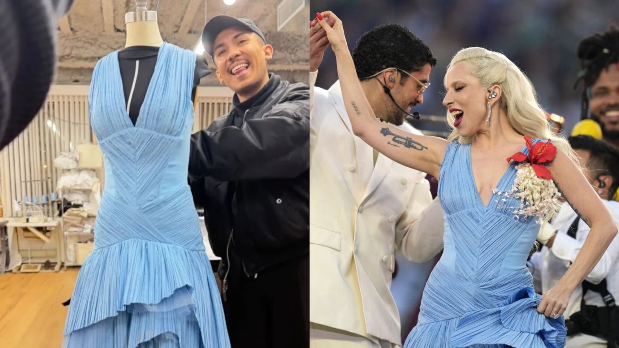 Siempre hay un chileno: diseñador de Puente Alto participó en el vestuario de Lady Gaga en el Super Bowl