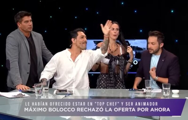 Molestia en algunos de los panelistas de "Zona de estrellas" provocó la información del interés de CHV en tener a Máximo Menem como un futuro animador del canal.