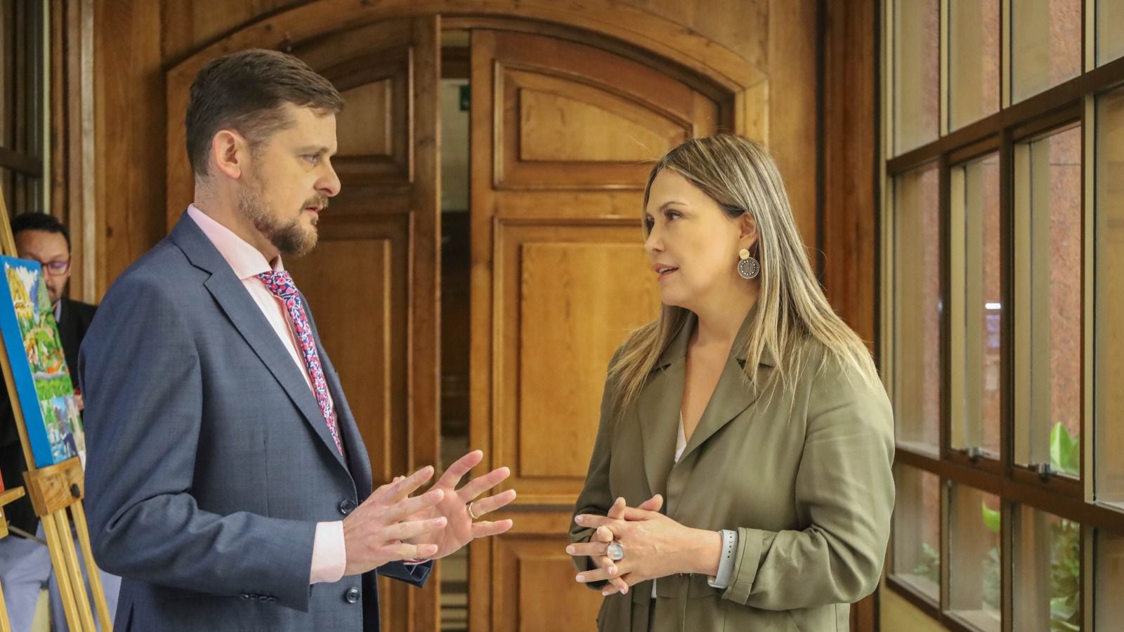 Diputados Stephan Schubert y Marlene Pérez