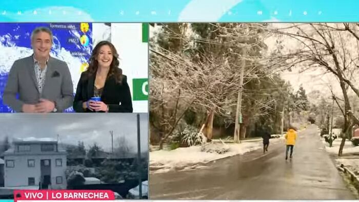 Los conductores del programa de Canal 13 protagonizaron un divertido momento en el inicio del matinal este martes.