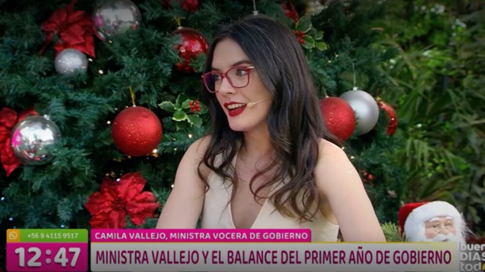 Camila Vallejo | Captura: TVN