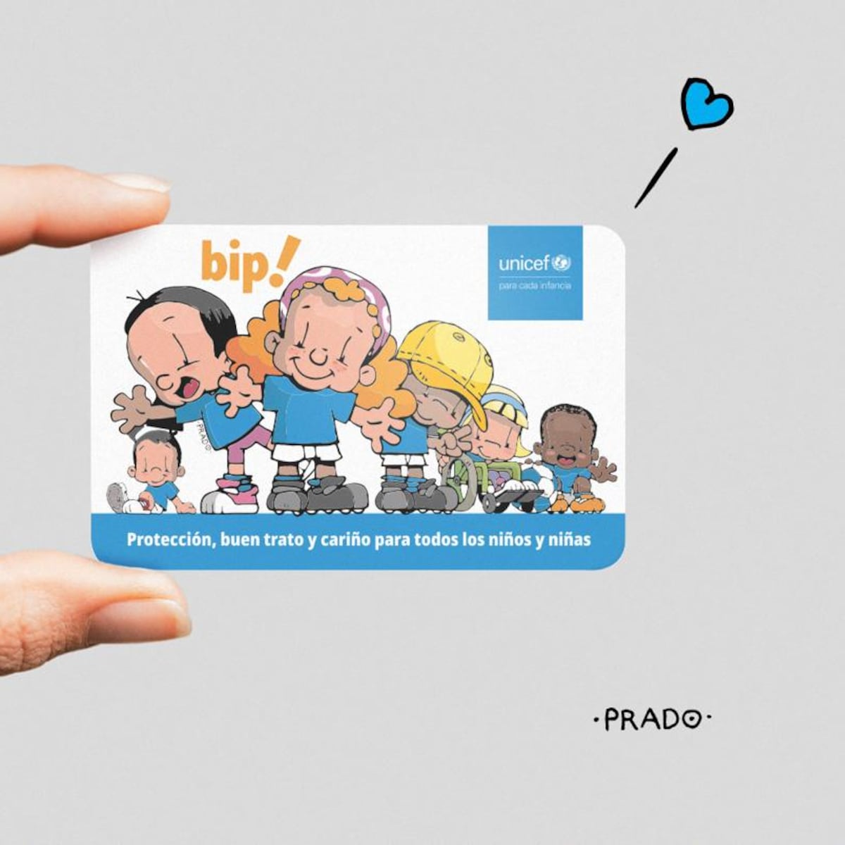 Unicef lanza tarjeta Bip conmemorativa por el Mes de la Niñez Unicef lanza tarjeta Bip conmemorativa por el Mes de la Niñez