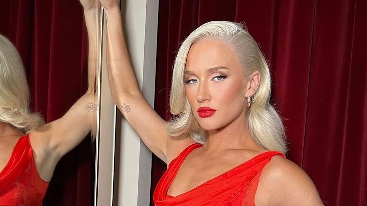 La mediática chilena fue invitada a la Gala de los Premios Gardel 2023.