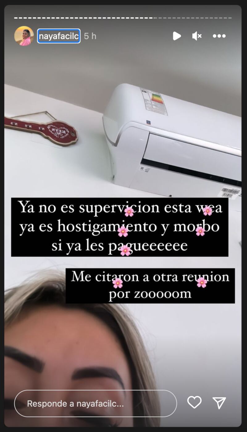 Historias de Naya Fácil | Fuente: Instagram