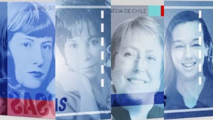 billete conmemorativo mujer