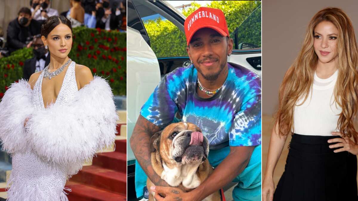 Eiza González / Lewis Hamilton / Shakira