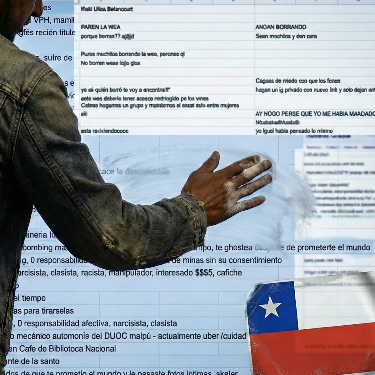 Infieles en Chile intentan borrar nombres de lista viral Infieles en Chile intentan borrar nombres de lista viral
