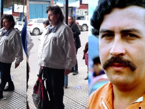 “Pablo Escobar revivió”: hombre paralizó las calles, lo confunden con el capo del narcotráfico