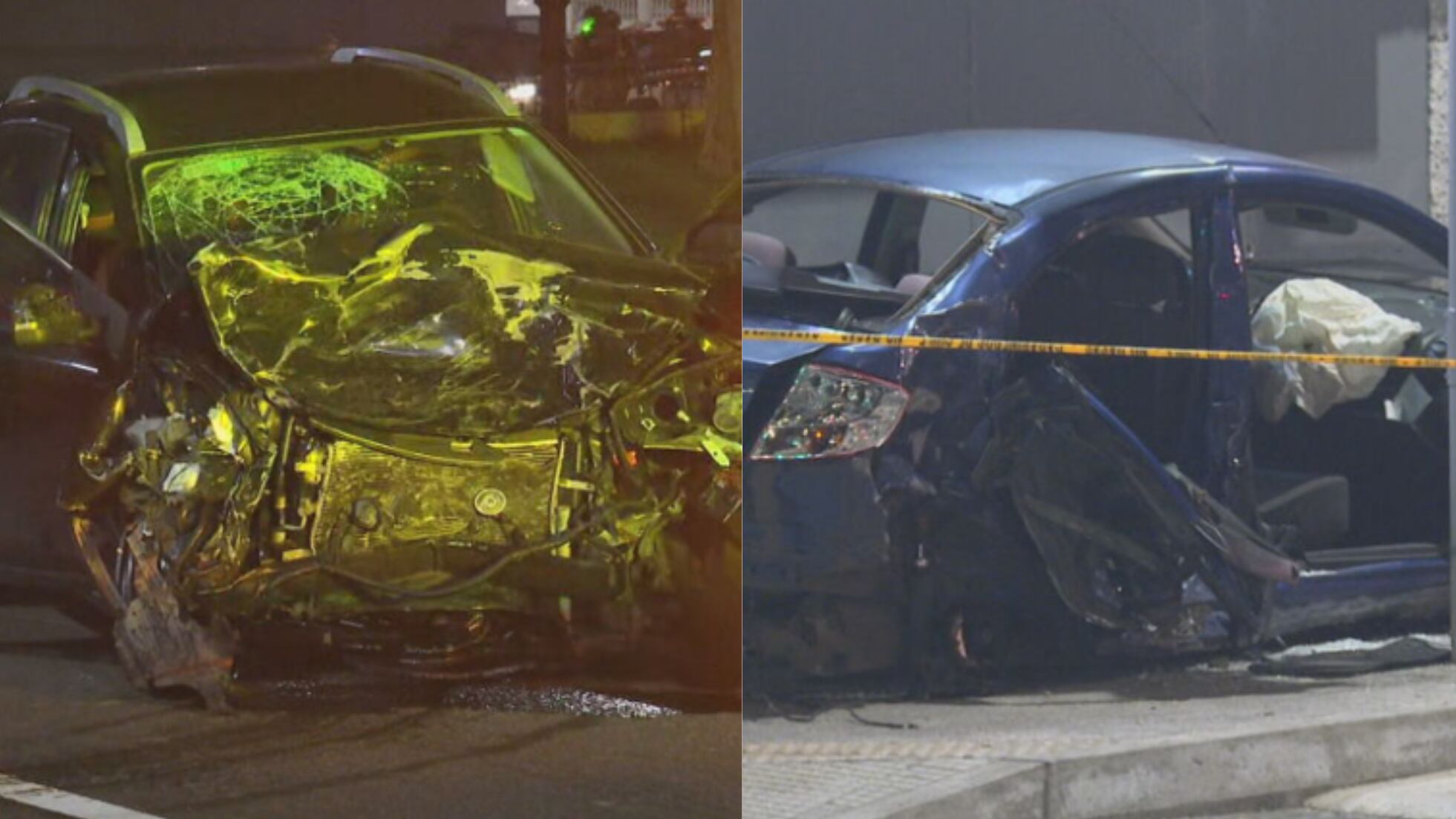 Delincuentes que huían de Carabineros causan fatal colisión en la Alameda: hay dos personas fallecidas