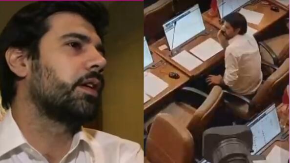 En medio del reportaje que reveló un ranking de los diputados y diputadas más impuntuales del Congreso, destacó el nombre de Joaquín Lavín León, parlamentario que se atrasó (en promedio) 55 minutos durante las 49 sesiones desarrolladas entre octubre de 2022 y enero de 2023.
Además, en la investigación desarrollada por CHV Noticias, se destacó lo sucedido el pasado martes 7 de marzo, en el marco de la exposición realizada por el ministro Mario Marcel sobre la reforma tributaria.
En aquella ocasión, el hijo del exalcalde Joaquín Lavín llegó a la sala pasado el mediodía, con más de 2 horas de retraso. Y si bien el legislador solo estuvo presente 28 segundos, figura como “presente” luego que el sistema reconociera su rostro (por el solo hecho de tomas asiento). De este modo, se evitó una sanción económica.