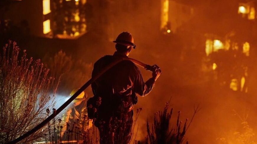 Halle Berry compartió imágenes de los incendios forestales en California.