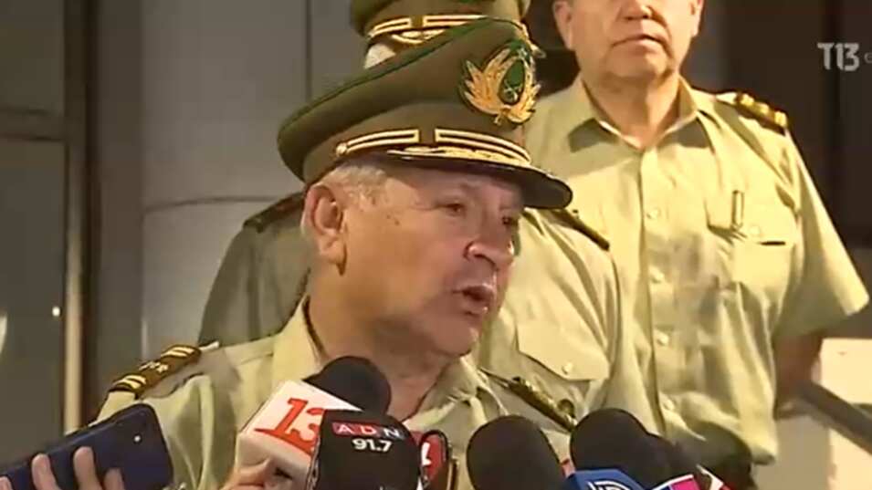 General director de Carabineros, Ricardo Yáñez | T13