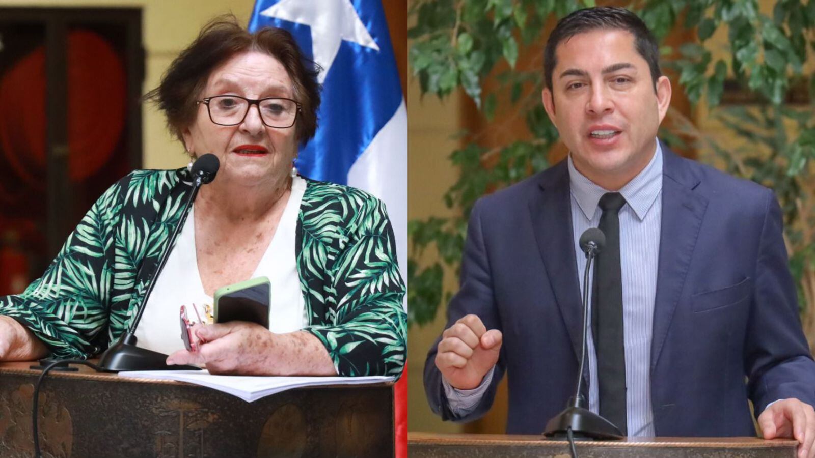 Diputados María Luisa Cordero y Jorge Durán