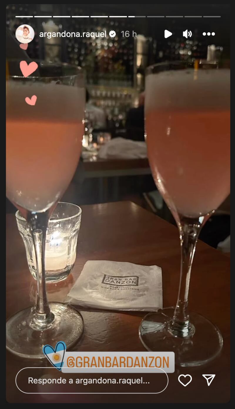 Historia de Raquel Argandoña | Fuente: Instagram