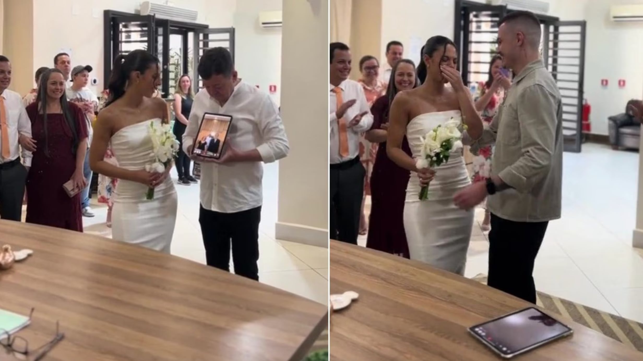 Un momento muy emotivo