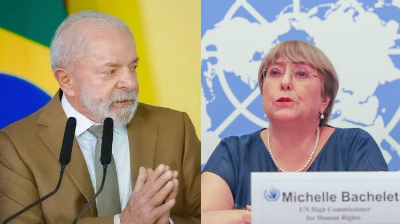 Lula da Silva y Michelle Bachelet | Fuente: Instagram @lulaoficial y X @UNHumanRights