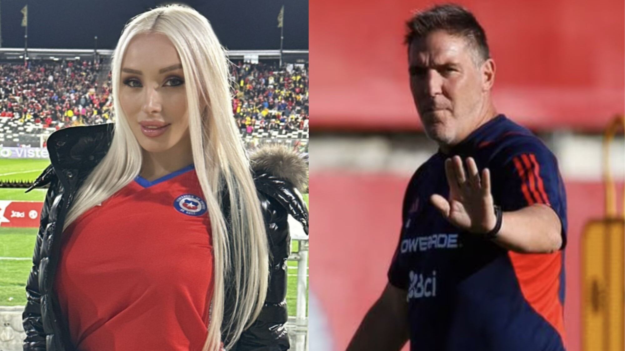 Daniella Chávez y Eduardo Berizzo