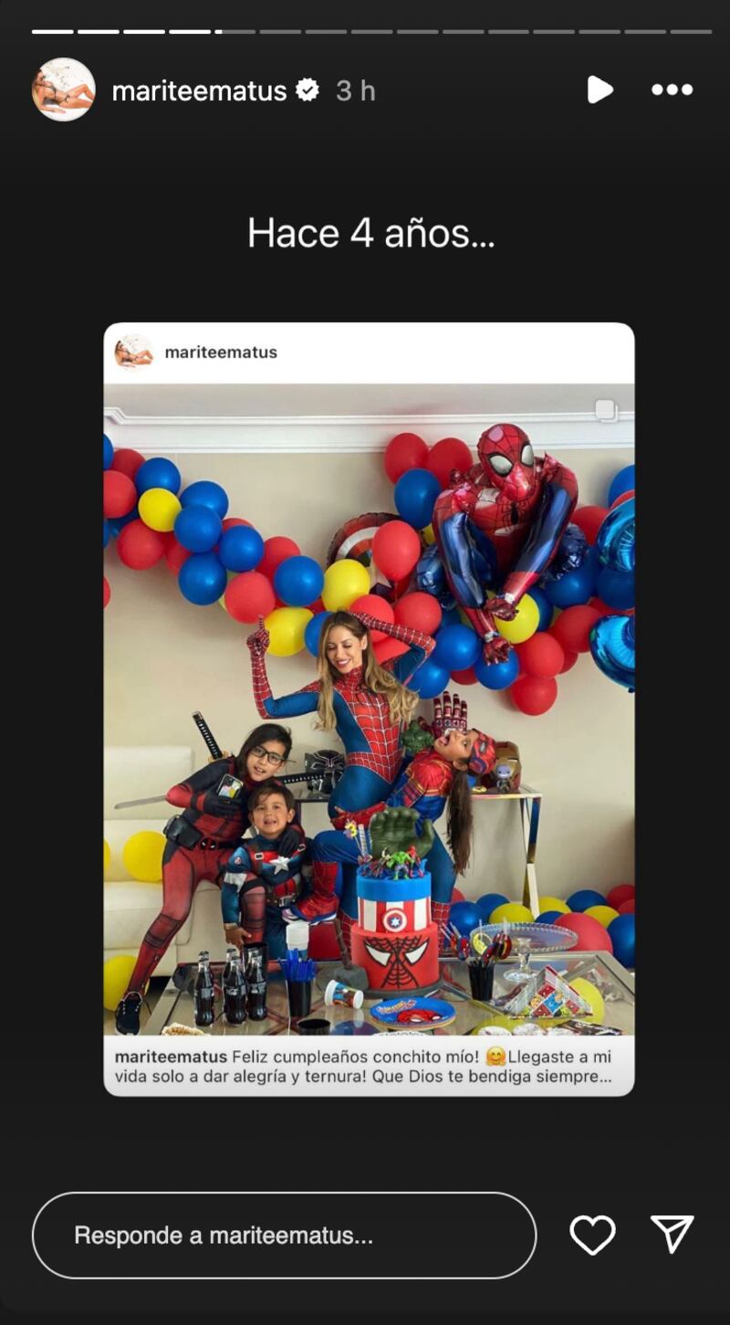 Historia de Marité Matus | Fuente: Instagram