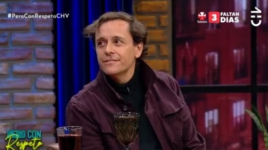 El actor contó de su antigua relación amorosa con Katherine Salosny en el late "Pero con respeto", de CHV.